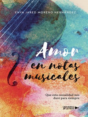 cover image of Amor en notas musicales